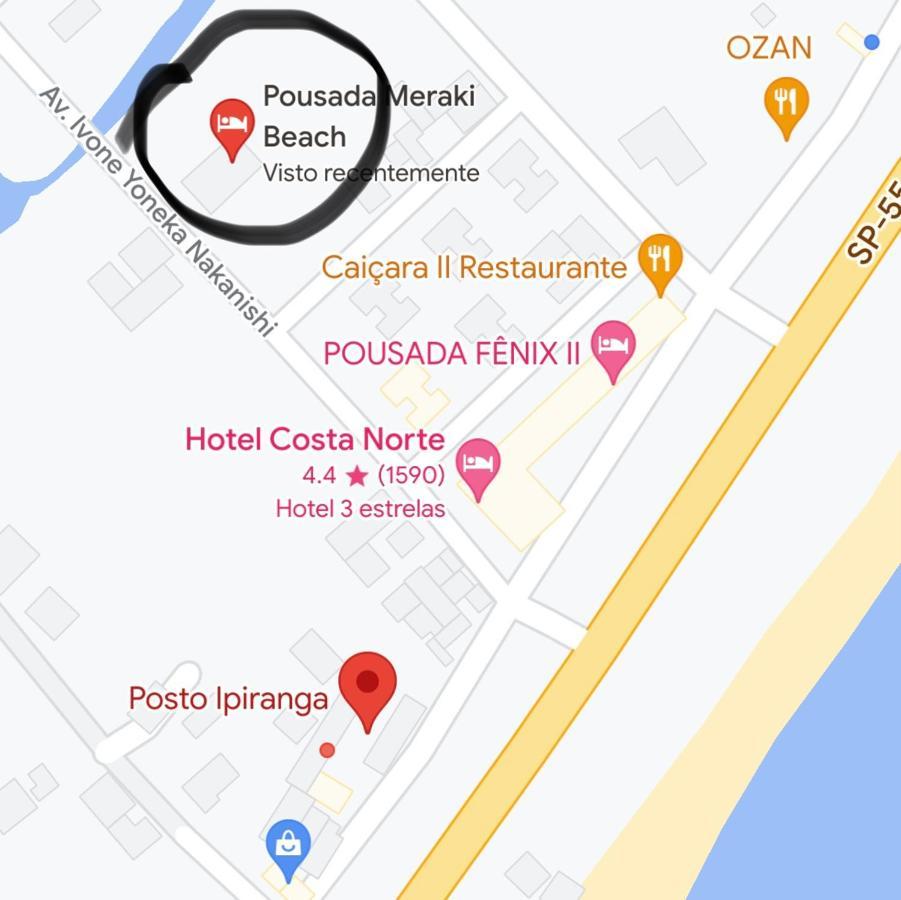 Pousada Meraki Beach Карагуататуба Екстериор снимка
